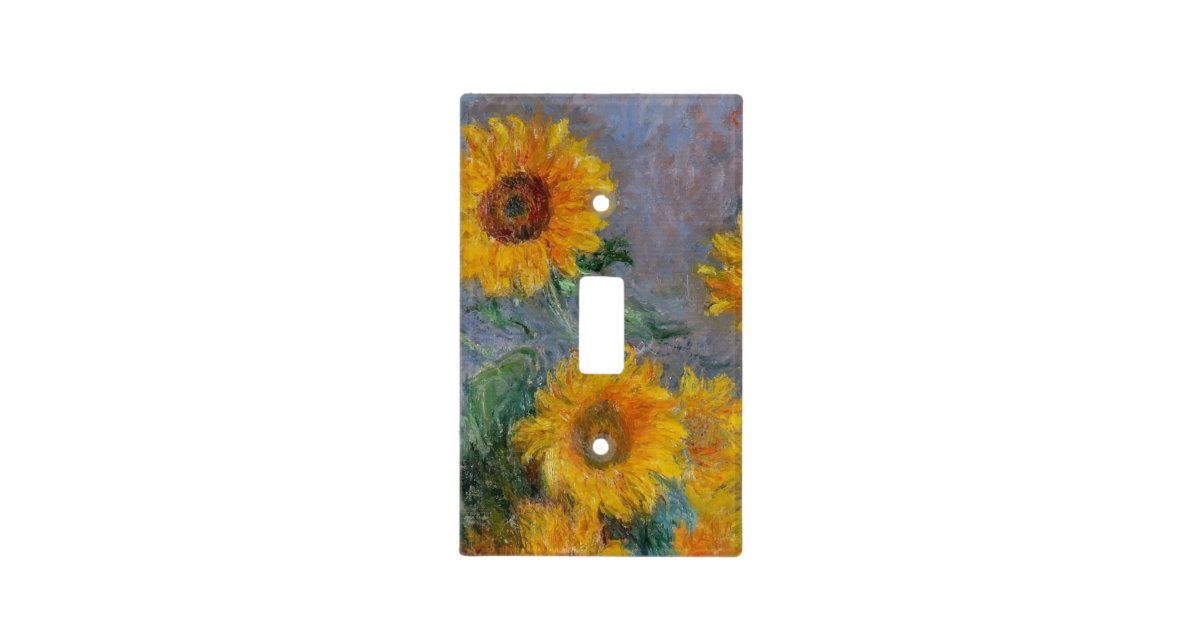 Monet Sunflower Light Switch Cover | Zazzle