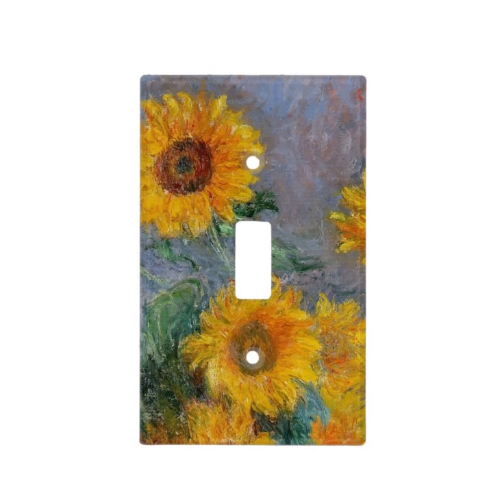 Monet Sunflower Light Switch Cover | Zazzle