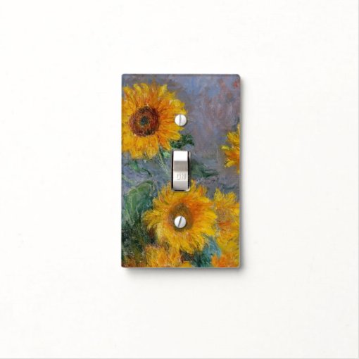 Monet Sunflower Light Switch Cover | Zazzle