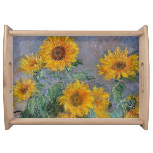Monet Sunflower Serving Tray