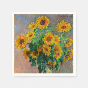 Monet Sunflowers Napkins