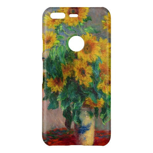 Monet Sunflowers Uncommon Google Pixel Case (Back)
