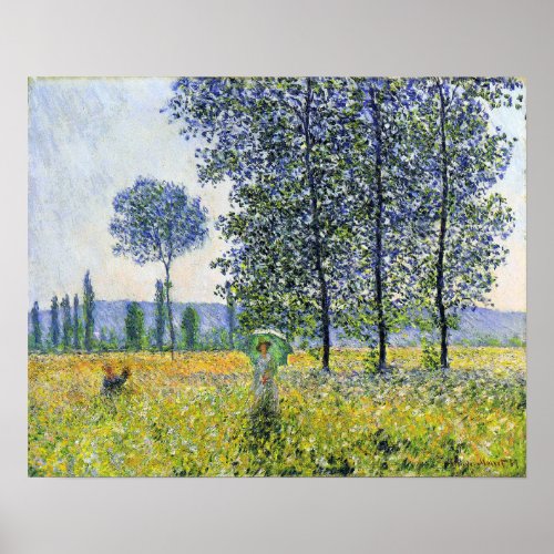 Monet _ Sunlight Effect Under The Poplars 1887 Poster