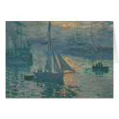 Monet Sunrise Marine Impressionism Painting (Front Horizontal)