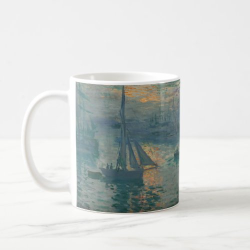 Monet Sunrise Marine Impressionism Painting Coffee Mug