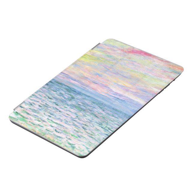 Monet - Sunset at Pourville, fine art iPad Mini Cover (Side)