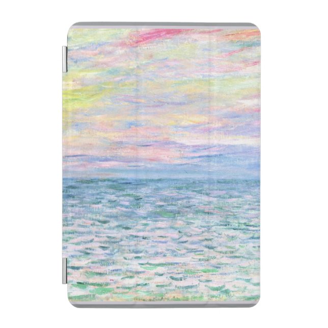 Monet - Sunset at Pourville, fine art, iPad Mini Cover (Front)