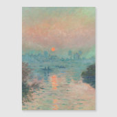 Monet Sunset Seine Fine Art Impressionism  (Front)