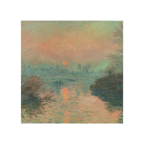 Monet Sunset Seine Fine Art Impressionism 