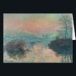 Monet Sunset Seine Fine Art Impressionism<br><div class="desc">Claude Monet Sunset on the Seine at Lavacourt,  Winter Effect was painted in 1880,  a beautiful impressionist painting created just outside Paris France from one of the French master artists.</div>