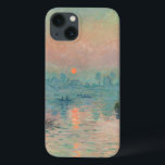 Monet Sunset Seine Fine Art Impressionism  iPhone 13 Case<br><div class="desc">Claude Monet Sunset on the Seine at Lavacourt,  Winter Effect was painted in 1880,  a beautiful impressionist painting created just outside Paris France from one of the French master artists.</div>