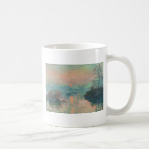 Monet Sunset Seine Fine Art Impressionism  Coffee Mug