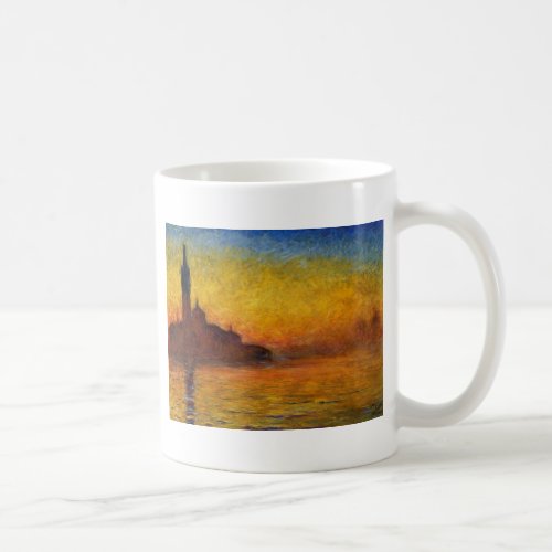 Monet Sunset Venice Colorful Impressionism Art Coffee Mug
