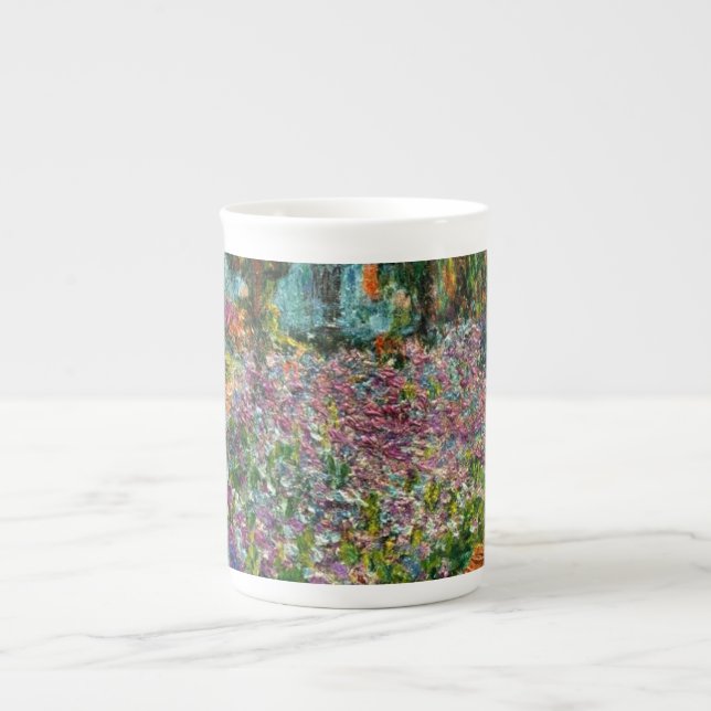 Monet The Artist’s Garden at Giverny  Bone China Mug (Front)