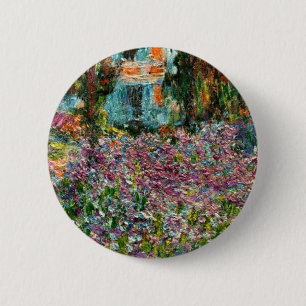 Monet The Artist’s Garden at Giverny Button