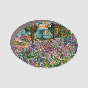 Monet The Artist’s Garden at Giverny  Car Magnet