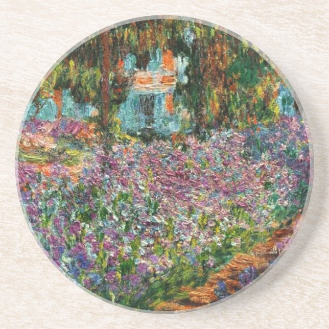 Monet The Artist’s Garden at Giverny Coaster (Front)