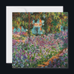 Monet The Artist’s Garden at Giverny  Invitation<br><div class="desc">A Monet flower invitation card featuring beautiful pink and purple irises in a garden shimmering underneath tall trees. A great Monet gift for fans of impressionism and French art. Peaceful nature impressionism with lovely flowers and scenic landscape.</div>