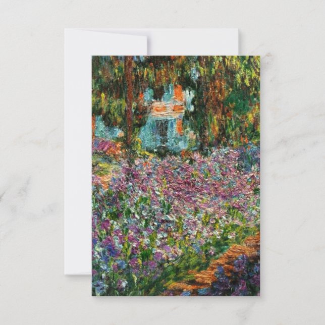 Monet The Artist’s Garden at Giverny  Invitation (Front)