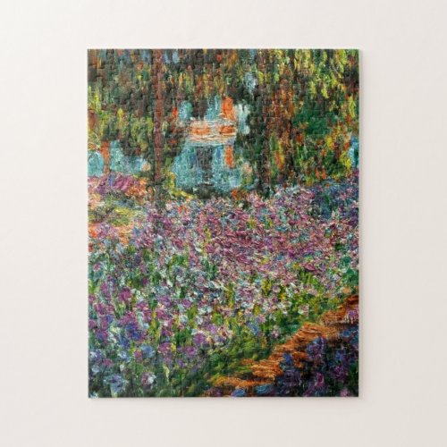 Monet The Artists Garden at Giverny  Jigsaw Puzzle