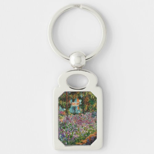 Monet The Artists Garden at Giverny  Keychain