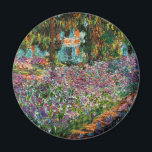 Monet The Artist’s Garden at Giverny Magnet<br><div class="desc">A Monet flower magnet featuring beautiful pink and purple irises in a garden shimmering underneath tall trees. A great Monet gift for fans of impressionism and French art. Peaceful nature impressionism with lovely flowers and scenic landscape.</div>
