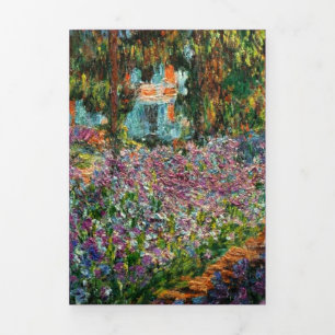 Monet The Artist’s Garden at Giverny Tri-Fold Invitation