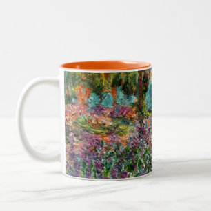 Monet The Artist’s Garden at Giverny Two-Tone Coffee Mug