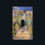 Monet - The Artist's Garden Light Switch Cover<br><div class="desc">Fine Art by Claude Monet - Masterpiece Art light switch covers to decorate your favorite room. Vintage images are all restored for the clearest and brightest printing. Serene and calming.</div>