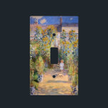Monet - The Artist's Garden Light Switch Cover<br><div class="desc">Fine Art by Claude Monet - Masterpiece Art light switch covers to decorate your favorite room. Vintage images are all restored for the clearest and brightest printing. Serene and calming.</div>
