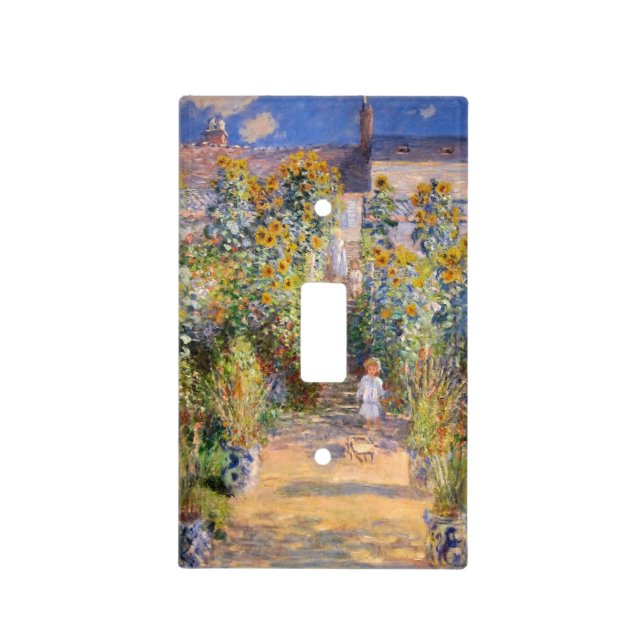 Monet - The Artist's Garden Light Switch Cover (Front)