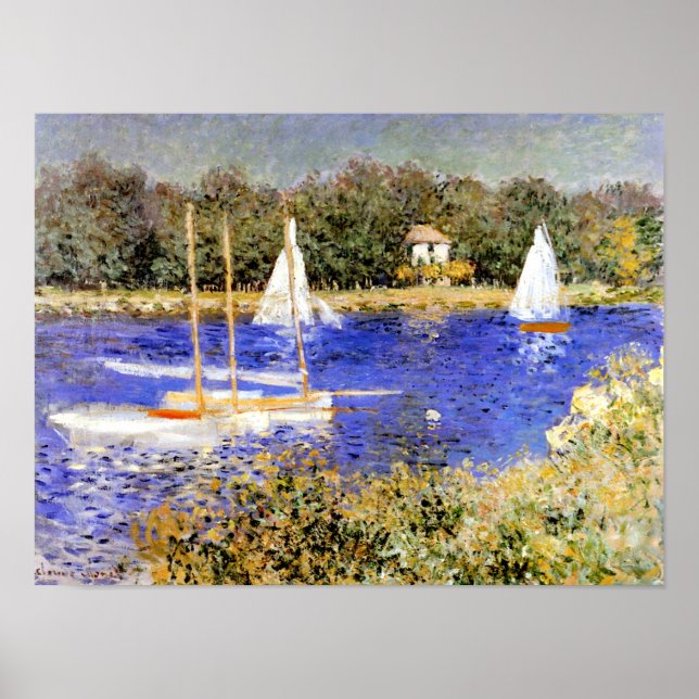 Monet - The Basin at Argenteuil Poster (Front)