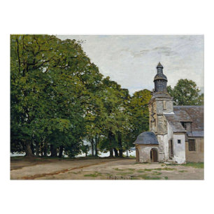 Monet - The Chapel Notre Dame de Grace Poster