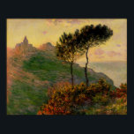 Monet - The Church At Varengeville 1882 Poster<br><div class="desc">The Church At Varengeville 1882 by Claude Monet. For more poster-ready images from Zedign Art Series Book 2 "Claude Monet - Paintings & Drawings  Vol 1",  visit https://books.zedign.com/zas/2.html</div>