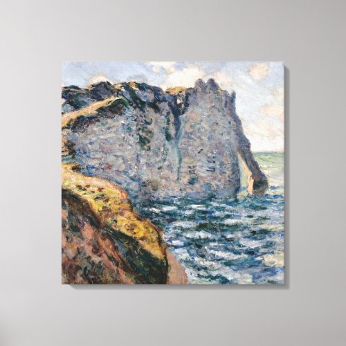 Monet_ The Cliff of Aval Etretat Stretched Canvas