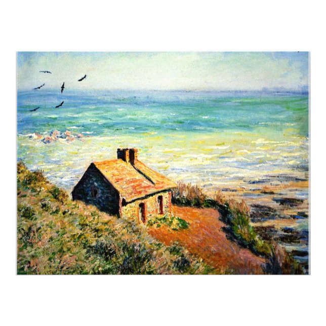 Monet - The Customs House, Morning Effect Photo Print (Front)
