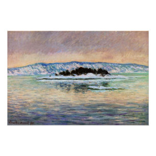 Monet - The Fjord near Christiana Poster