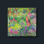 Monet “The Iris Garden at Giverny” Canvas Print<br><div class="desc">Monet was a founder of French Impressionist painting, of which “The Iris Garden at Giverny” (painted between 1899 and 1900) is a beautiful example. It’s a celebration of color, light and movement. When Monet purchased the Giverny estate, he redesigned the flower garden already planted on its grounds. His preference for...</div>