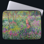 Monet “The Iris Garden at Giverny” Laptop Sleeve<br><div class="desc">Monet was a founder of French Impressionist painting, of which “The Iris Garden at Giverny” (painted between 1899 and 1900) is a beautiful example. It’s a celebration of color, light and movement. When Monet purchased the Giverny estate, he redesigned the flower garden already planted on its grounds. His preference for...</div>