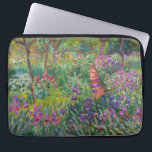 Monet “The Iris Garden at Giverny” Laptop Sleeve<br><div class="desc">Monet was a founder of French Impressionist painting, of which “The Iris Garden at Giverny” (painted between 1899 and 1900) is a beautiful example. It’s a celebration of color, light and movement. When Monet purchased the Giverny estate, he redesigned the flower garden already planted on its grounds. His preference for...</div>