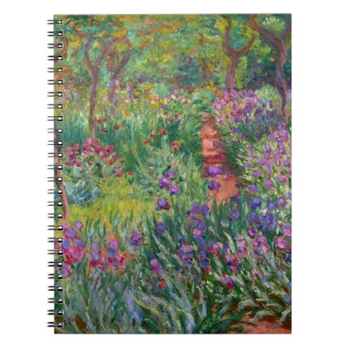 Monet The Iris Garden at Giverny Notebook