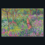 Monet “The Iris Garden at Giverny” Tissue Paper<br><div class="desc">Monet was a founder of French Impressionist painting, of which “The Iris Garden at Giverny” (painted between 1899 and 1900) is a beautiful example. It’s a celebration of color, light and movement. When Monet purchased the Giverny estate, he redesigned the flower garden already planted on its grounds. His preference for...</div>