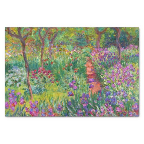 Monet The Iris Garden at Giverny Tissue Paper