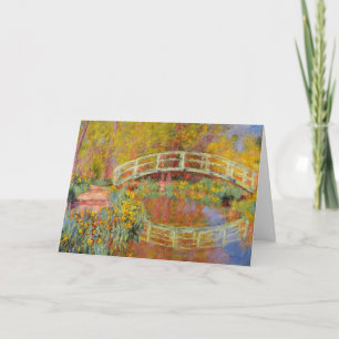 Monet - The Japanese Bridge, 1896, Card