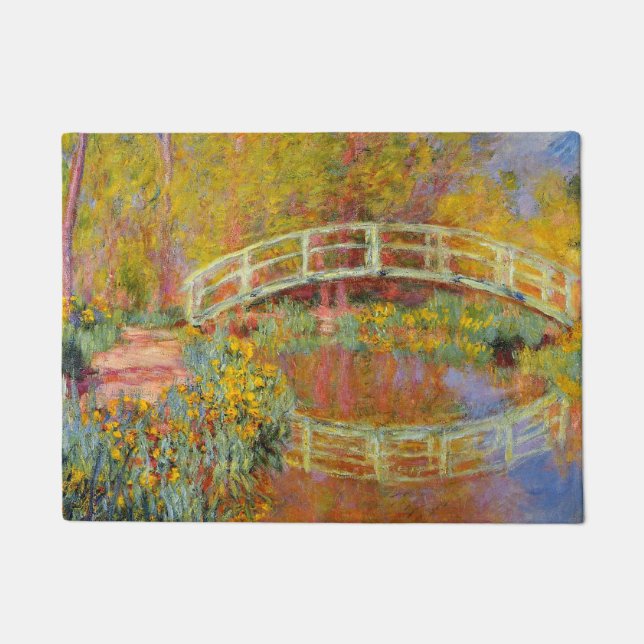 Monet - The Japanese Bridge, 1896,  Doormat (Front)