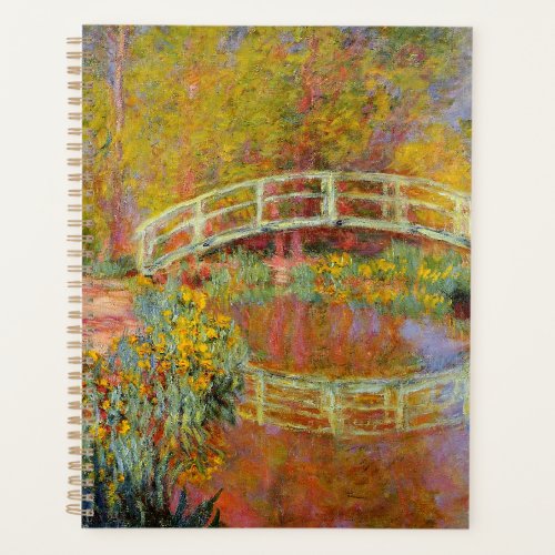 Monet _ The Japanese Bridge 1896  Planner