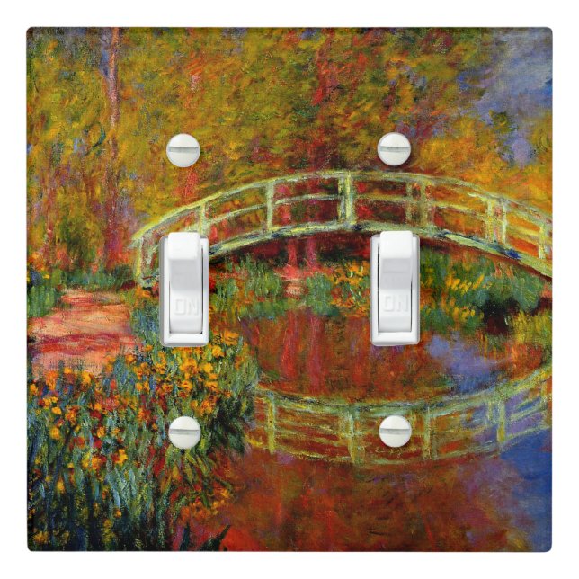 Monet - The Japanese Bridge Light Switch Cover (In Situ)