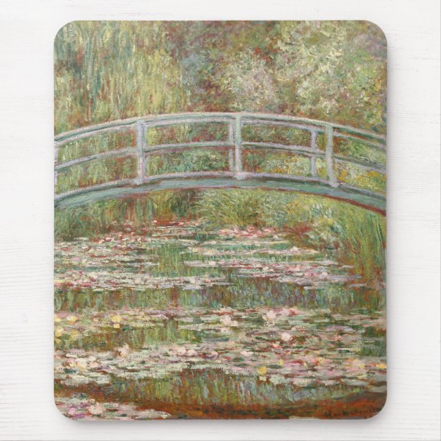 Monet: The Japanese Bridge Mouse Pad (Front)