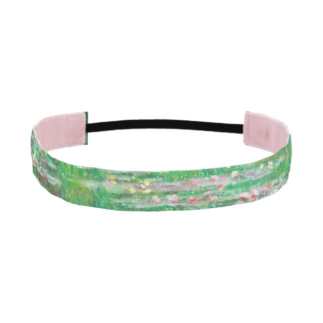 Monet The Japanese Footbridge Athletic Headband (Front)