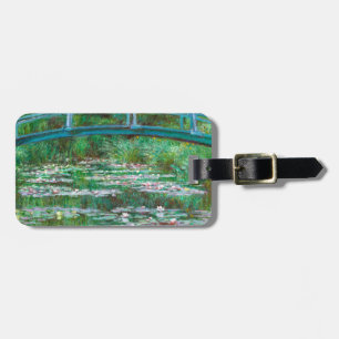 Monet The Japanese Footbridge Fine Art Luggage Tag